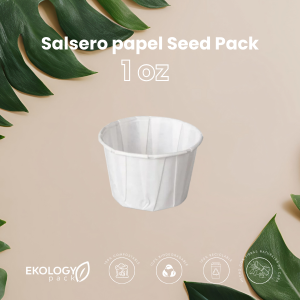 Salsero papel Seed Pack 1oz (250 und)