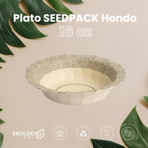 Plato seedpack hondo de 16onz